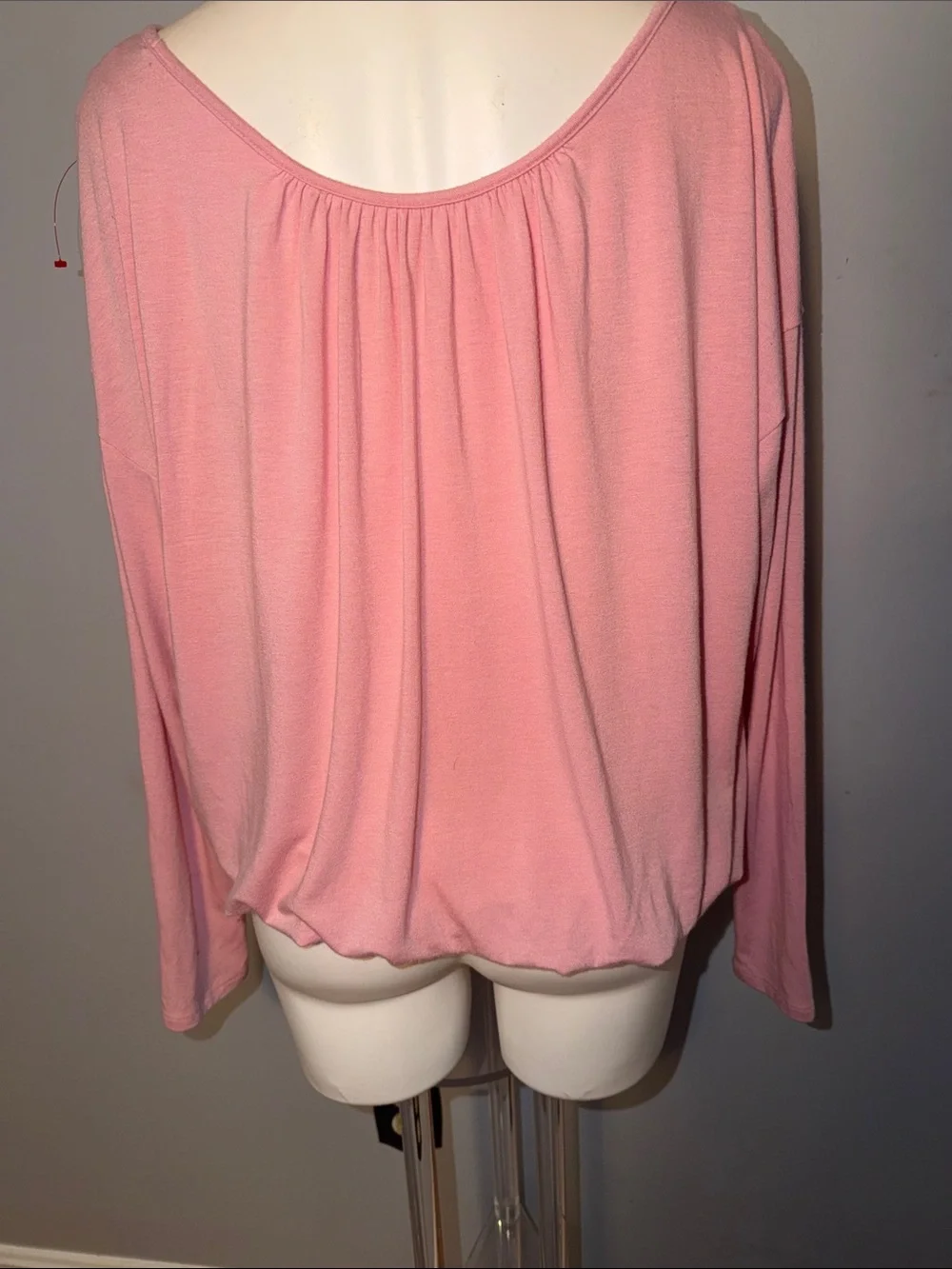 Anthropologie Maeve Ladies Long sleeve Bubble Too. X-Large. Pink.